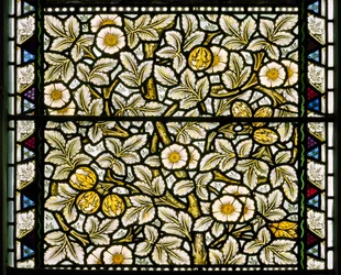 Kirkcaldy Old Kirk, Roses sauvages et noisettes, 1886