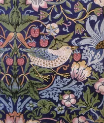Le Voleur de fraises, 1883 : William Morris (1757-1827) Tapisserie