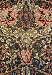 Tissu décoratif, 1876-1890