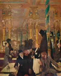 Le Café Royal, Londres, 1912