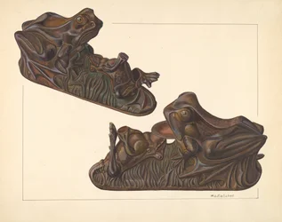 Banque de jouets : Grenouille, 1935-1942