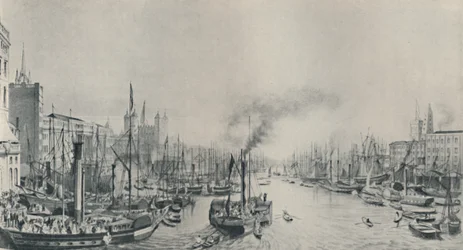 Le Bassin : Excursions en bateau à vapeur, 1841, 1920
