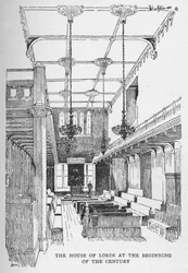 La Chambre des Lords au début du siècle, vers 1897