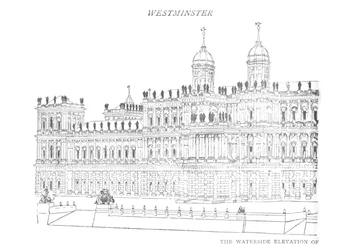 Élévation des quais du palais proposé par Inigo Jones