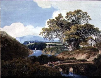 Paysage du Devonshire, vers 1780