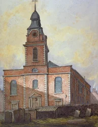 Église de St John-at-Wapping, Londres, vers 1815