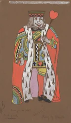 King of Hearts (conception des costumes pour Alice au pays des merveilles, 1915)