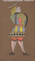 Le valet de cœur (conception des costumes pour Alice au pays des merveilles)