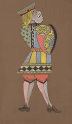 Costume du Valet de Cœur pour Alice au Pays des Merveilles