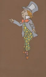 Conception de costume du Chapelier fou pour Alice au pays des merveilles