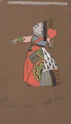 Queen of Hearts (conception des costumes pour Alice au pays des merveilles)