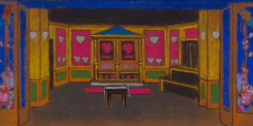 The Court of Hearts (scénographie pour Alice au pays des merveilles)