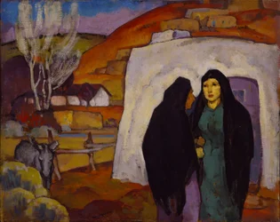 Le commérage, vers 1922