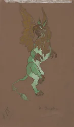 Le Gryphon (conception des costumes pour Alice au pays des merveilles, 1915)