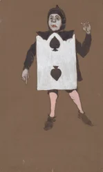 Costume du Deux de Pique pour Alice au pays des merveilles, 1915