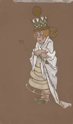 Reine blanche (conception des costumes pour Alice au pays des merveilles) 1915