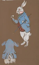 Lapin blanc (conception des costumes pour Alice au pays des merveilles, 1915)