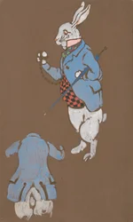 Costume de Lapin Blanc pour Alice au Pays des Merveilles