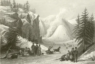 Chute et Cône de Montmorency, près de Québec