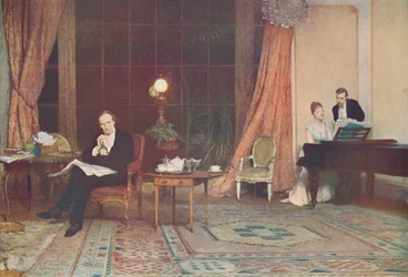 La voix de sa mère, vers 1888, vers 1900