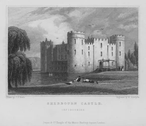 Château de Sherbourn, Oxfordshire (gravure)