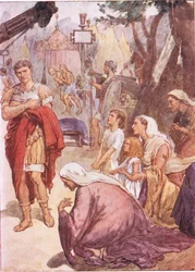 Coriolan et les matrones de Rome, de Vies de Plutarque publié par T C & E C Jack Ltd