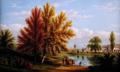 Le lac supérieur, Central Park, New York City