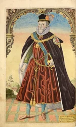 Charles Howard, premier comte de Nottingham, de Honor Military, and Civill, William Segar, pub. Robert Barker, Londres, 1602