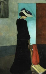 Intérieur (Dame avec un chapeau)