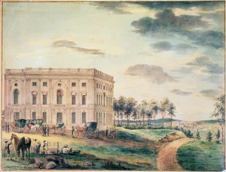 Vue du Capitole de Washington avant qu