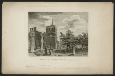 Arrière de la State House, Philadelphie