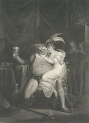 Doll Tearsheet, Falstaff, Henry et Poins Shakespeare, publié pour la première fois en 1795, réédité en 1852