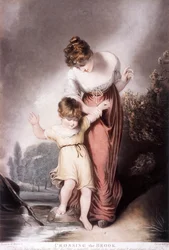 Traversée du ruisseau, vers 1803