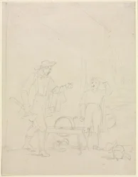 Qui tournera la meule, c. 1850