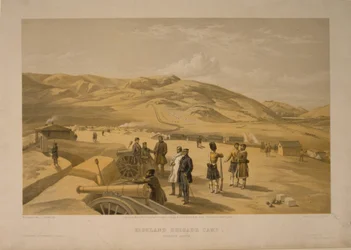 Camp de la brigade des Highlands, 1855