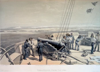Vue de Sébastopol depuis la mer, 1855