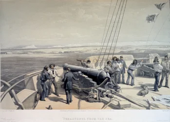 Vue de Sébastopol depuis la mer, 1855