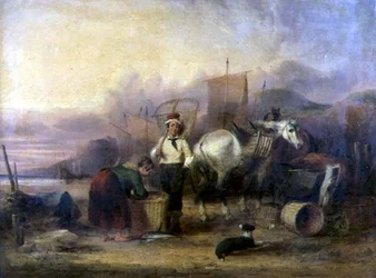 Pêcheurs sur la plage