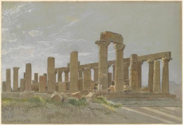 Girgenti (Le temple de Junon Lacinia à Agrigente)