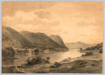 Étude de paysage, Hudson River, NY
