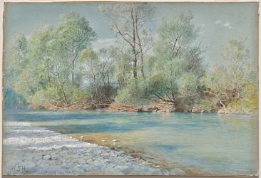 Rivière Traunstein sur la route d