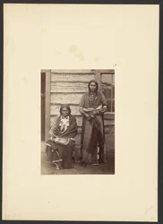 Fils du chef Arapaho, Little Raven [Petit Ours et Bouclier, probablement à Camp Supply].