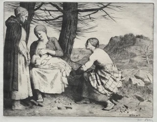 Femme et enfant, vers 1886