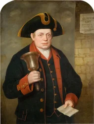 Portrait de Jacob Wilson 1799-1882 Dernier crieur public de Birmingham, 1868-69