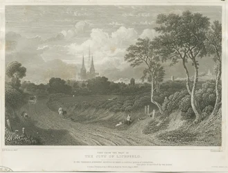 Cathédrale de Lichfield - Vue ouest