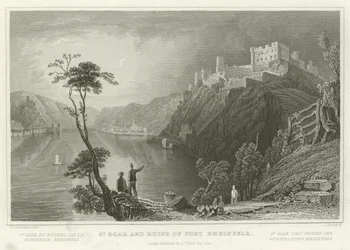Saint Goar et les ruines du Fort Rheinfels