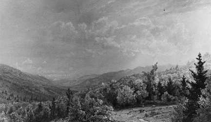 Depuis la maison Flume, Franconia, New Hampshire, 1872