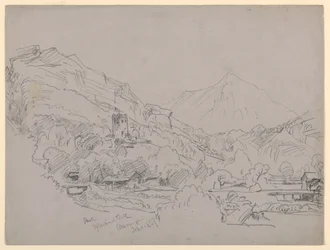 Paysage, Meiringen, Suisse