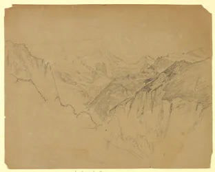 Étude de paysage, Lauterbrunnen, Suisse
