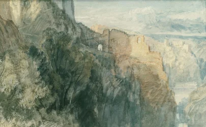 Château Katz avec vue sur le château Rheinfels